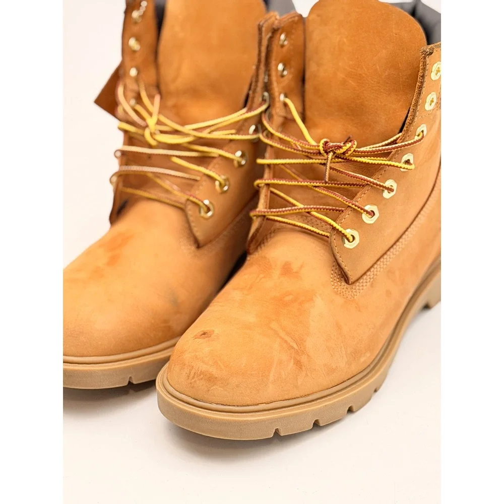 Timberland 6 Inch Premium Waterproof Boot Wheat Nubuck Mens 10 TB118094231